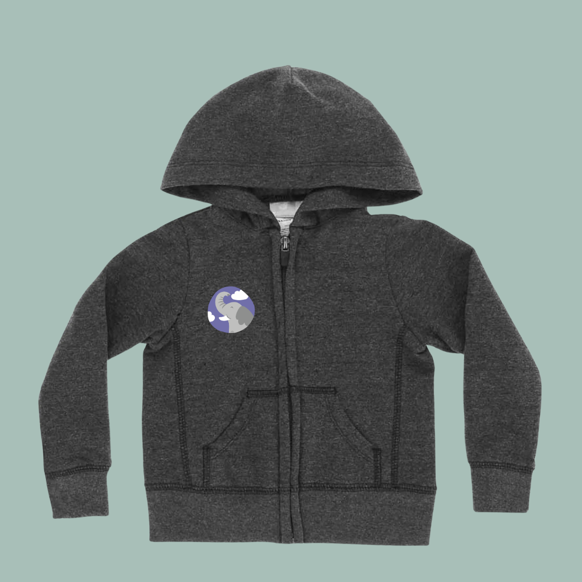 Hoodie con cierre: Retrato de Clementina