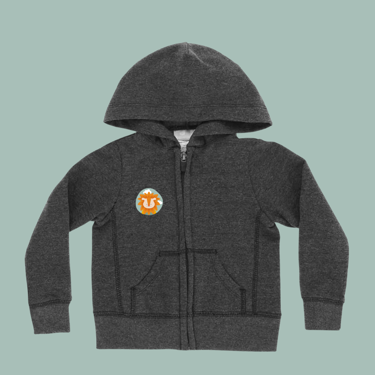 Hoodie con cierre: Retrato de Sabino
