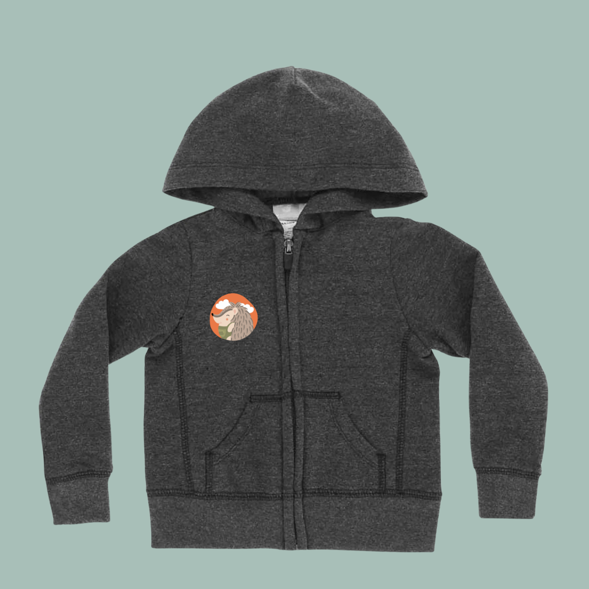 Hoodie con cierre: Retrato de Filomena