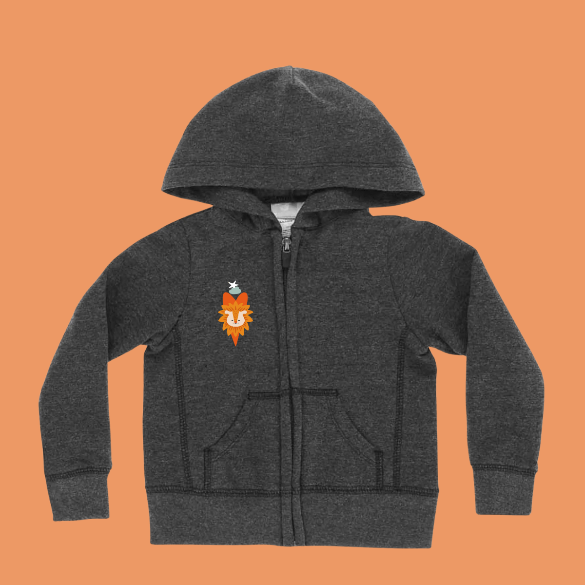 Hoodie con cierre: Sabino Corazón