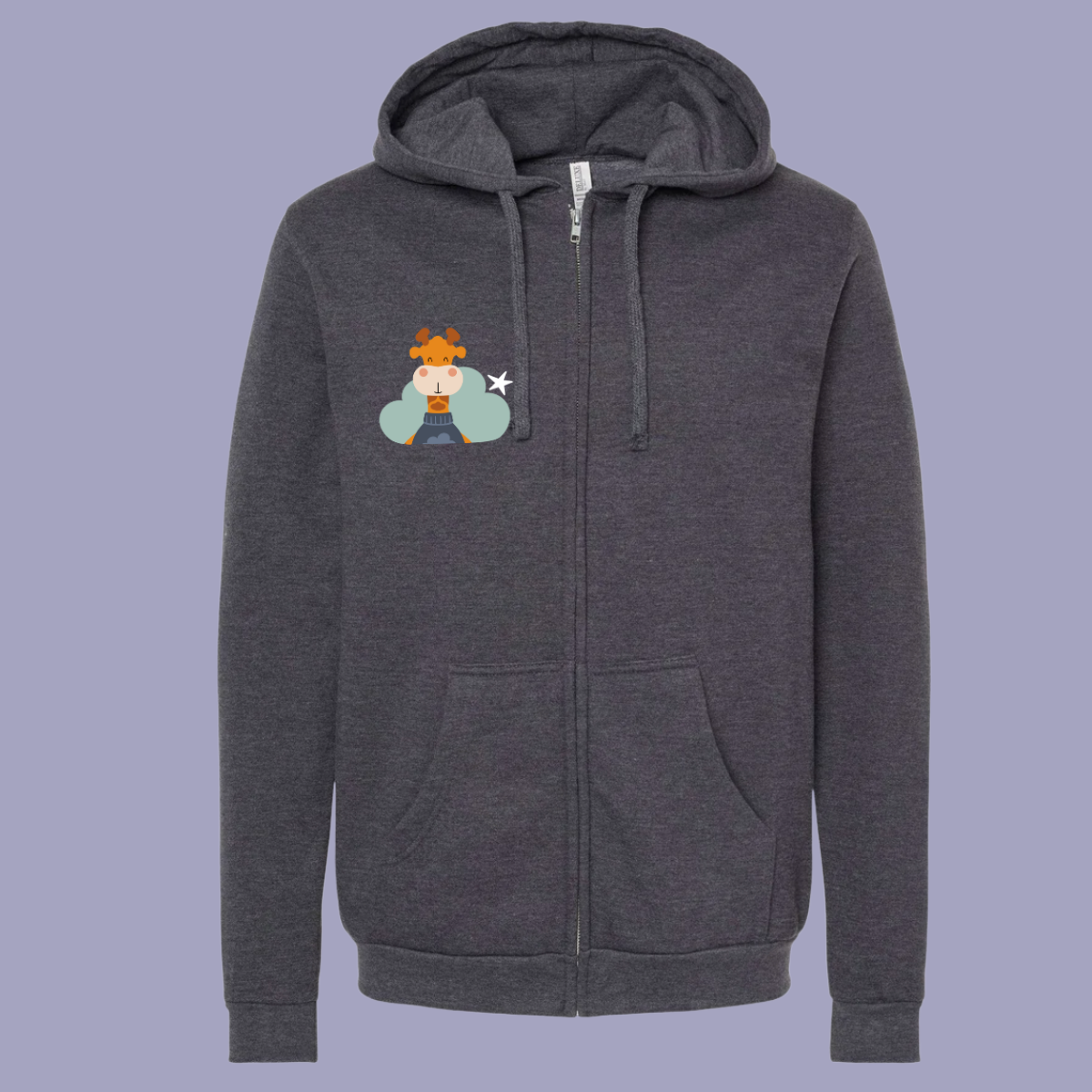 Hoodie con cierre: Lázaro en la Nube