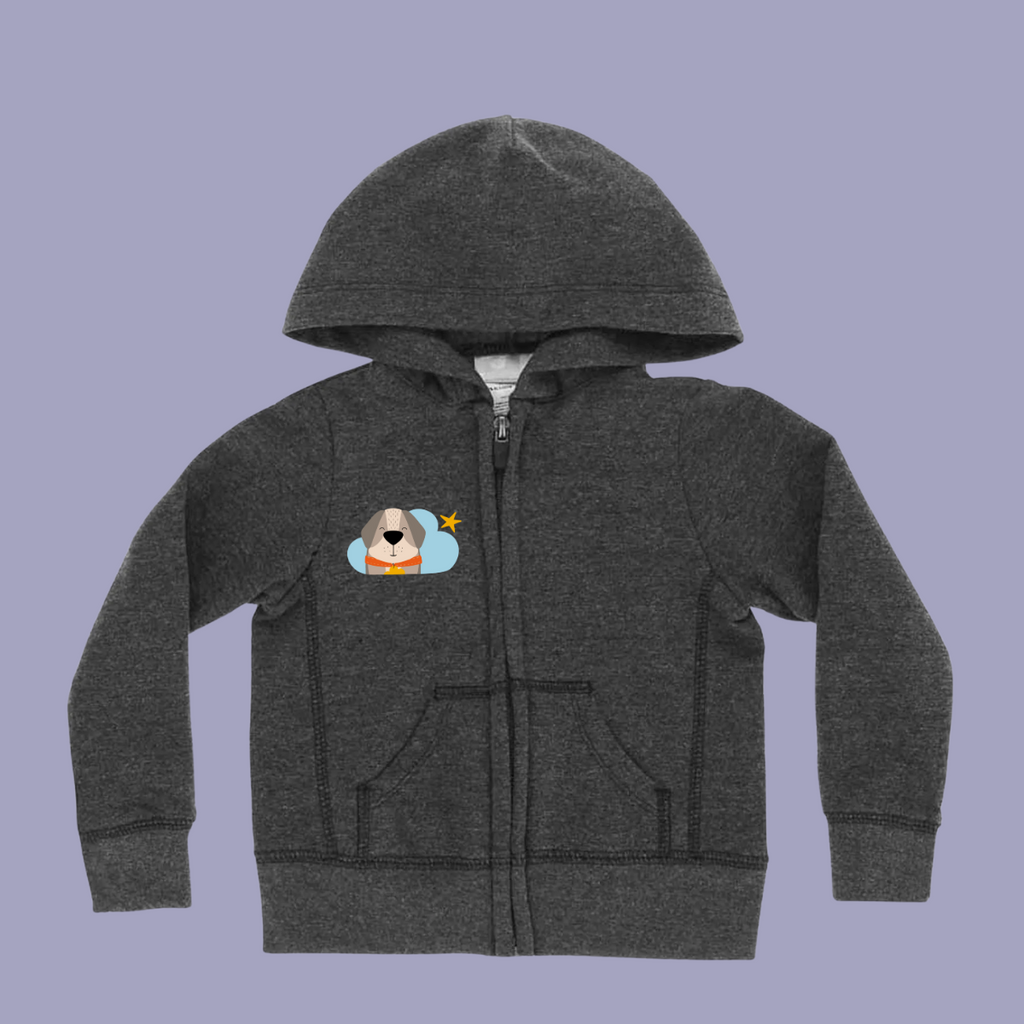 Hoodie con cierre: Leandro en la Nube
