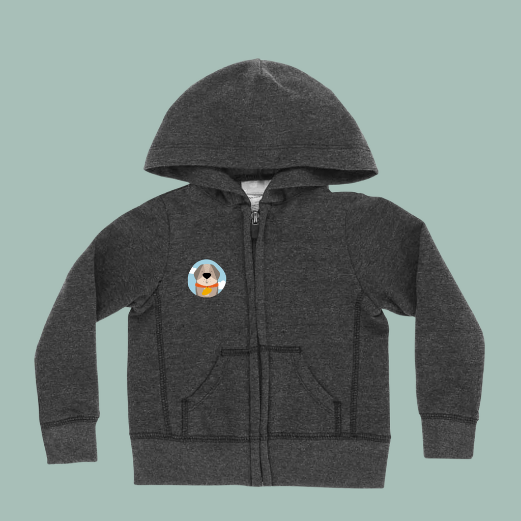 Hoodie con cierre: Retrato de Leandro