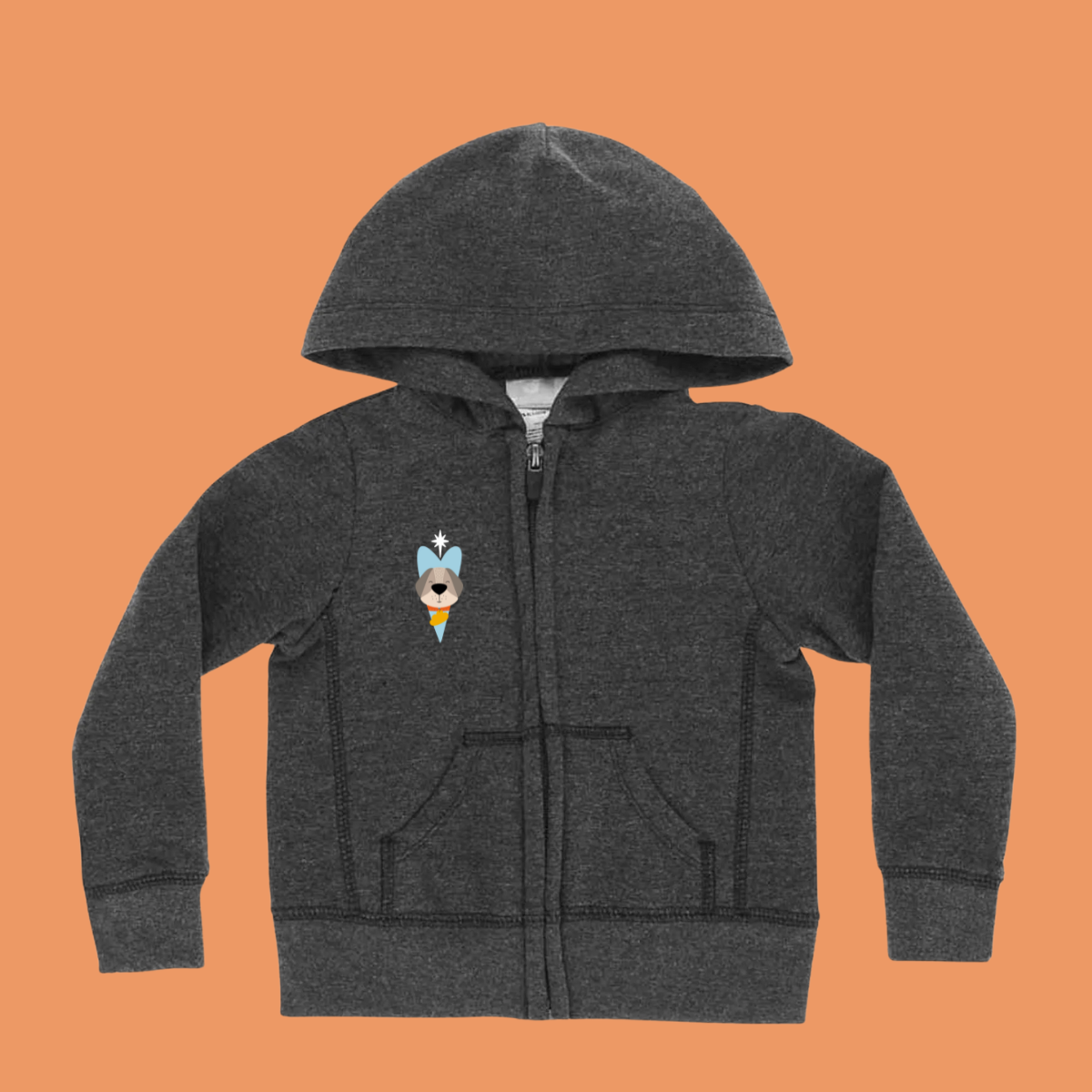 Hoodie con cierre: Leandro Corazón