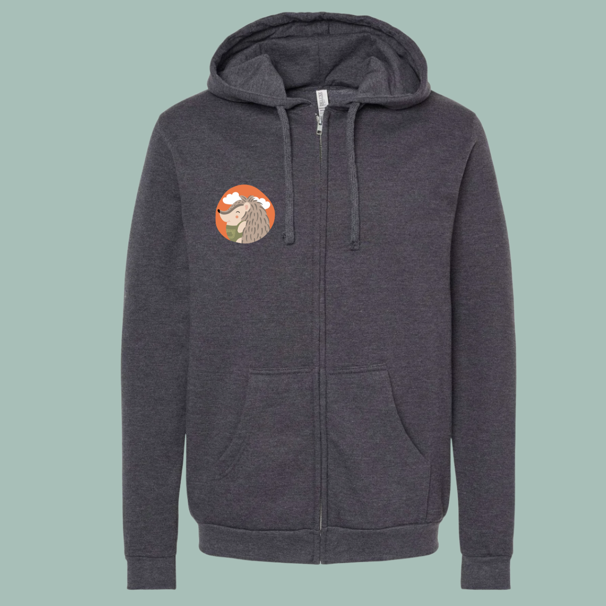 Hoodie con cierre: Retrato de Filomena