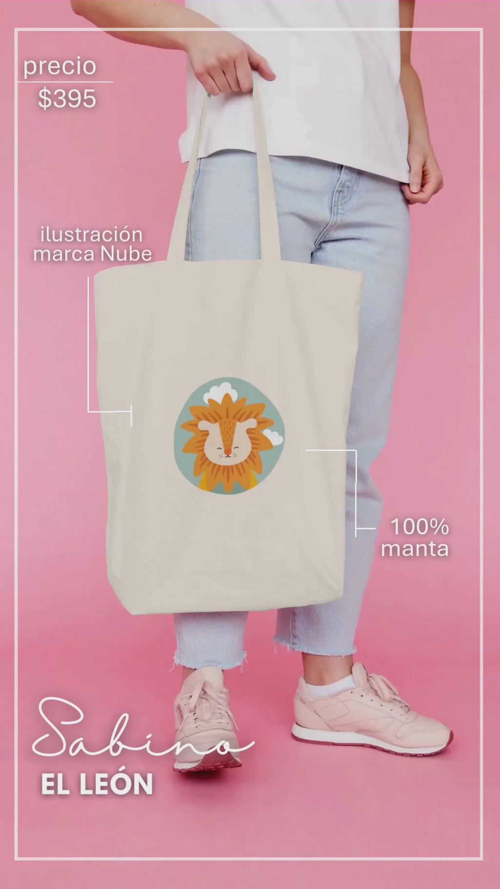 Bolsa Tote Bag: Retrato de Sabino